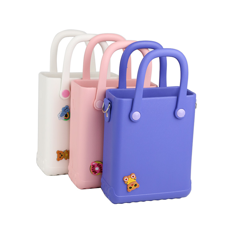 工廠定制EVA沙灘包硅膠夏季批發(fā)大手袋購物沙灘袋